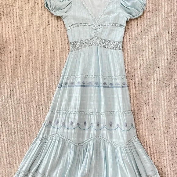 LoveShackFancy Sky Maxi Dress - Picture 6 of 14